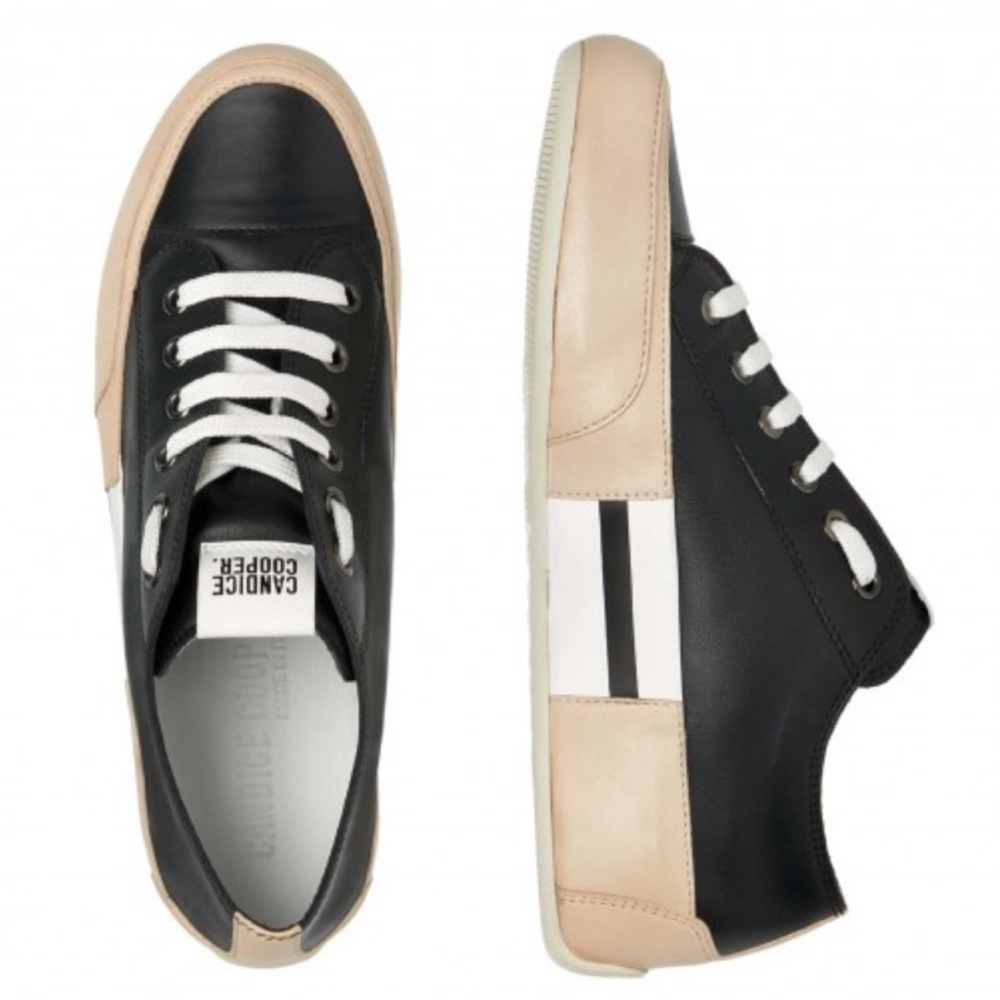 NWT Candice Cooper ROCK PATCH S - Leather sneakers - Black - Picture 4 of 15